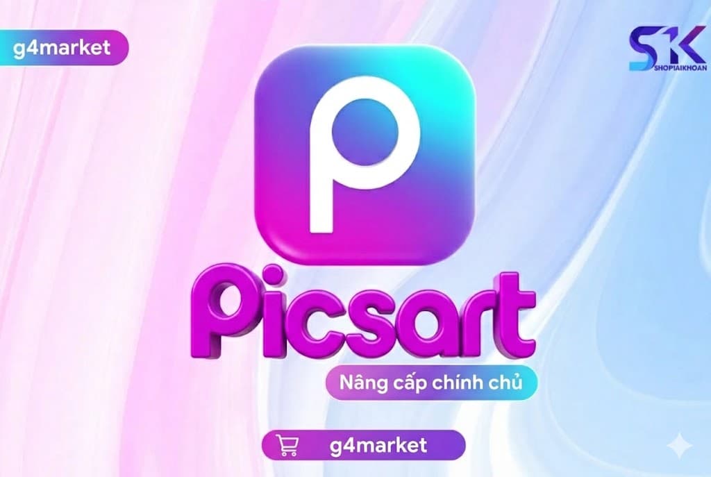 Picsart Pro ( Nâng cấp chính chủ ) ✔️Dùng riêng ✔️Full bảo hành✔️Giá rẻ