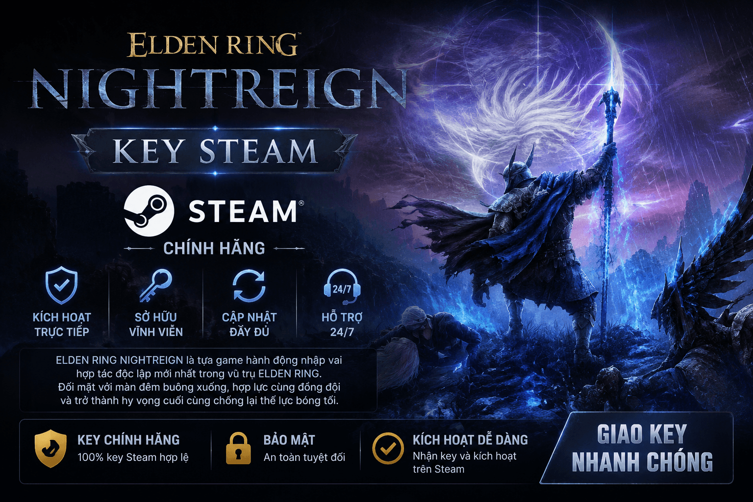 Key Elden Ring Nightreign – Share Steam Chính Hãng